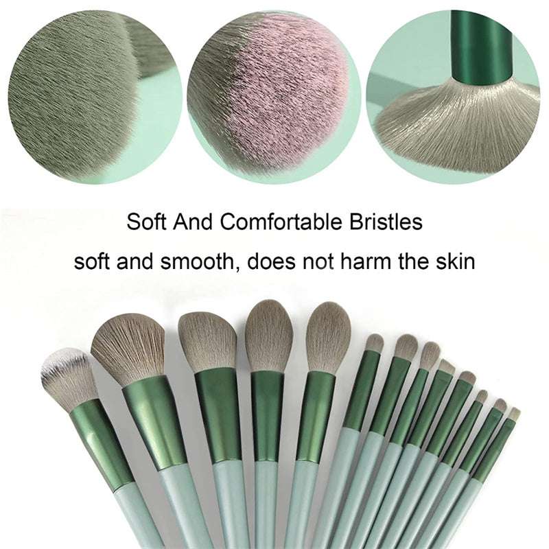 13-Piece Makeup Brush Set for professional and everyday makeup application