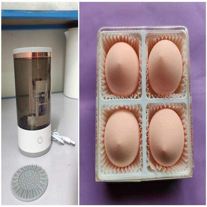 Women Eye Shadow Brush Cleaning Tool Portable Electric Brush