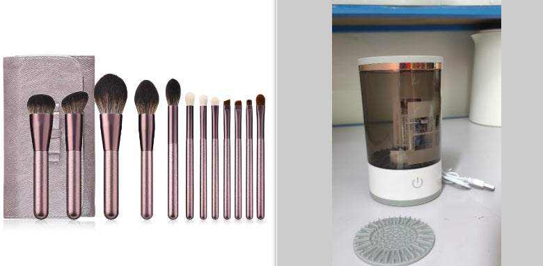 Women Eye Shadow Brush Cleaning Tool Portable Electric Brush