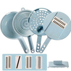 All components including blades, drain basket & grater