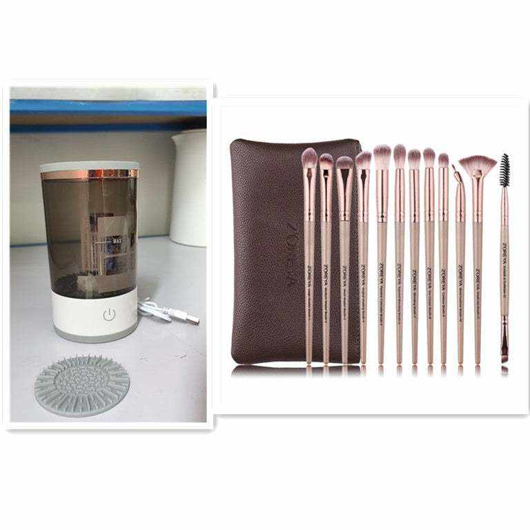 Women Eye Shadow Brush Cleaning Tool Portable Electric Brush