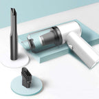 Cordless handheld vacuum cleaner with attachments