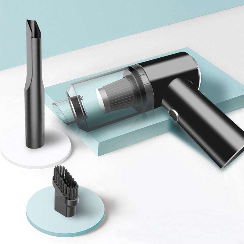 Black cordless handheld vacuum cleaner alternate view