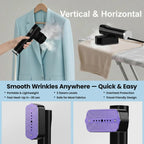 Aluminium ironing plate detail on Portable Clothes Steamer