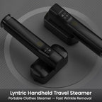 Compact Portable Clothes Steamer packed for travel