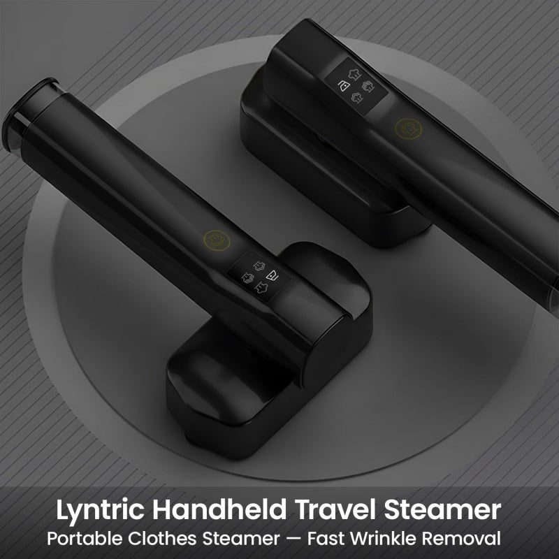 Compact Portable Clothes Steamer packed for travel